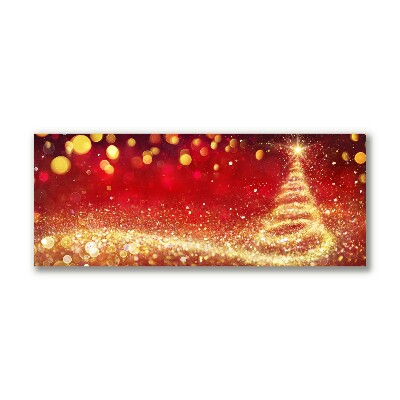 Quadro em tela Árvore de Natal abstrata Inverno sagrado