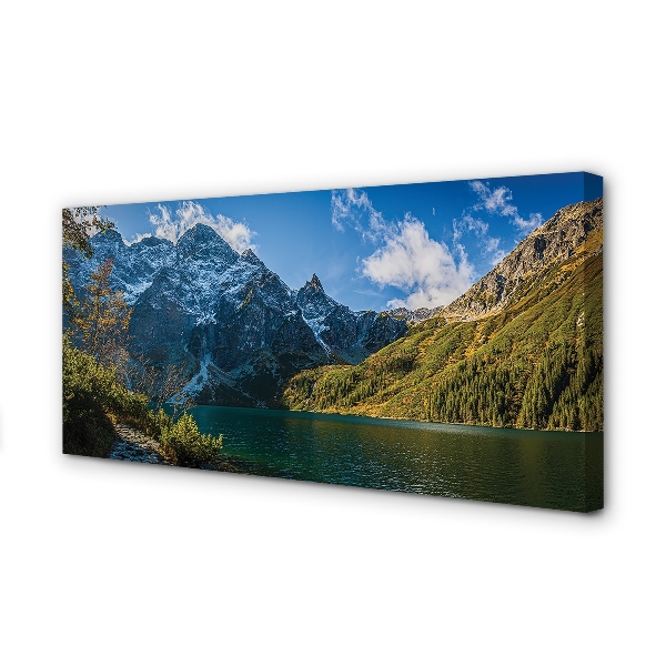 Quadro em tela Lago de montanha