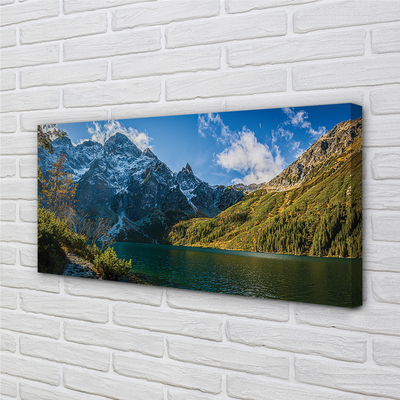 Quadro em tela Lago de montanha