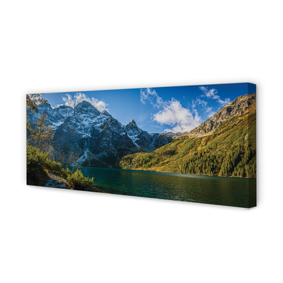 Quadro em tela Lago de montanha