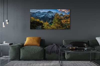 Pintura em tela Lago de montanha