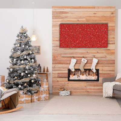 Quadro de parede em tela Enfeites de Natal Decoração de Inverno