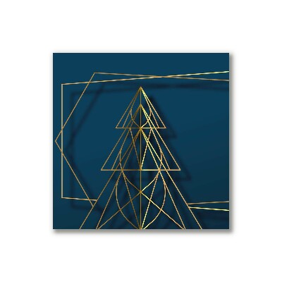 Quadro de parede em tela Árvore de Natal para as férias de Natal