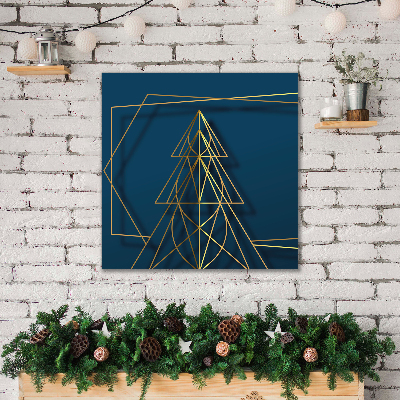 Quadro de parede em tela Árvore de Natal para as férias de Natal