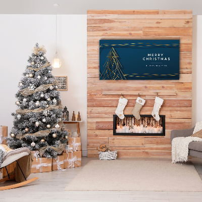 Quadro de parede em tela Árvore de Natal para as férias de Natal