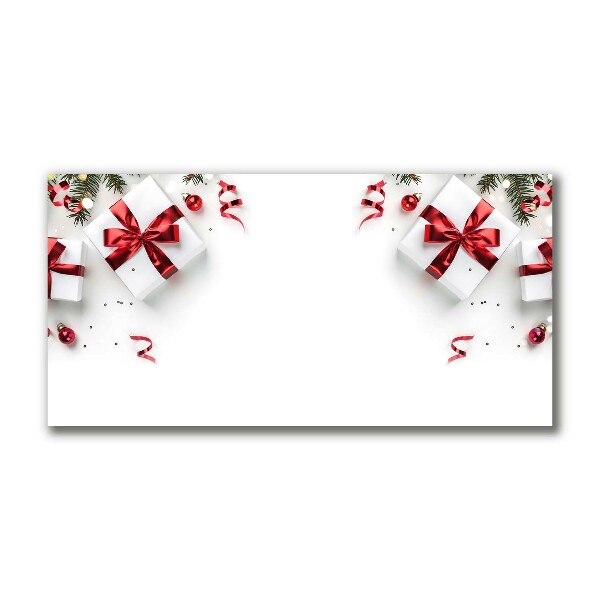 Quadro em tela Presentes de Natal Decorações Galhos