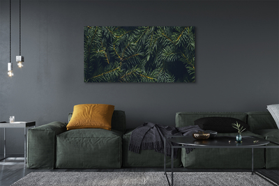 Pintura em tela galhos de árvores de natal