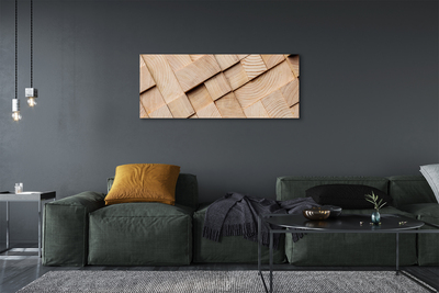 Pintura em tela Composição dos grãos da madeira