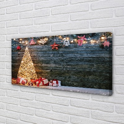 Pintura em tela Presentes, decorações para árvores de Natal