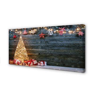 Pintura em tela Presentes, decorações para árvores de Natal