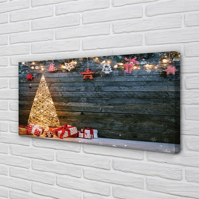 Pintura em tela Presentes, decorações para árvores de Natal
