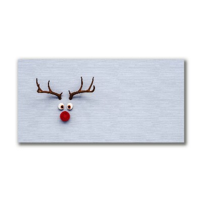 Quadro de parede em tela Rudolph, a rena do Natal