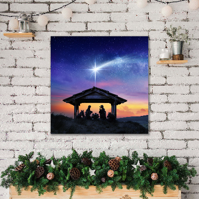 Quadro de parede em tela Presépio Jesus