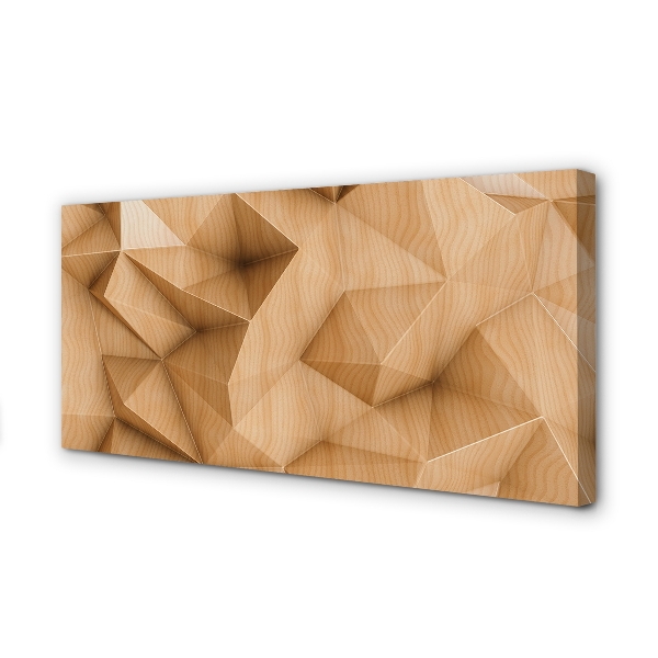 Quadro em tela Mosaico de blocos de madeira