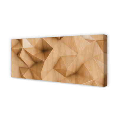 Quadro em tela Mosaico de blocos de madeira