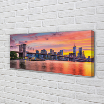 Quadro em tela Ponte do Nascer do Sol