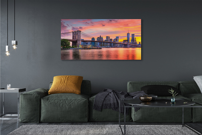 Quadro em tela Ponte do Nascer do Sol