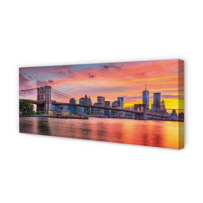 Quadro em tela Ponte do Nascer do Sol