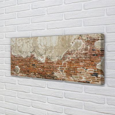 Quadro em tela parede de tijolos