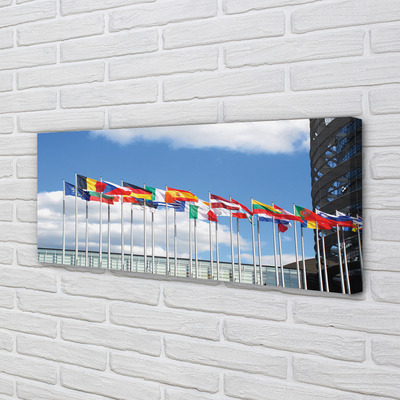 Quadro em tela Várias bandeiras