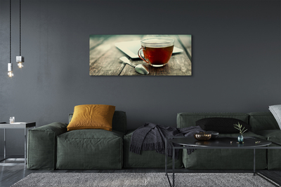 Pintura em tela Colher de chá quente