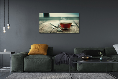 Pintura em tela Colher de chá quente