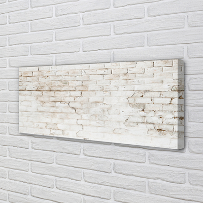 Pintura em tela parede de tijolos