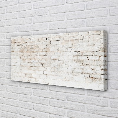 Pintura em tela parede de tijolos