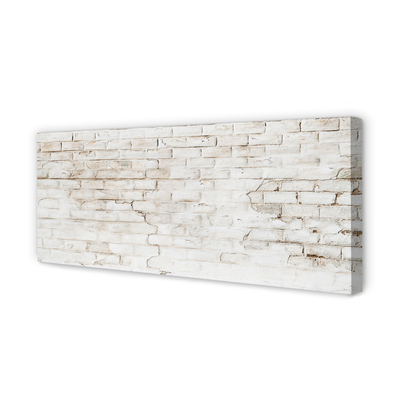 Pintura em tela parede de tijolos