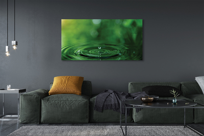 Pintura em tela Macro gota d'água