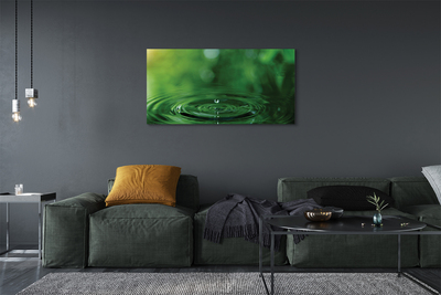 Pintura em tela Macro gota d'água