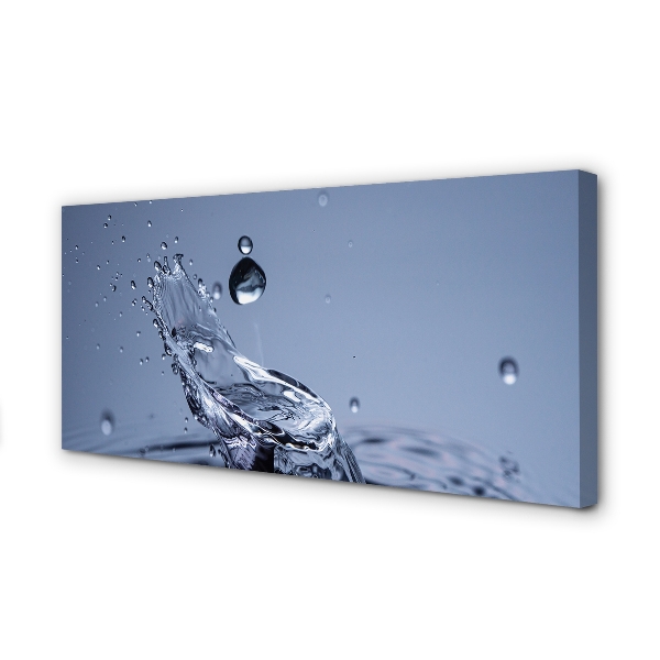 Pintura em tela Macro gota d'água