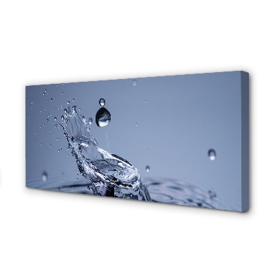 Pintura em tela Macro gota d'água