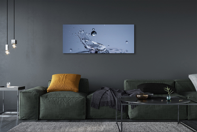 Pintura em tela Macro gota d'água