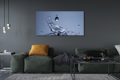 Pintura em tela Macro gota d'água