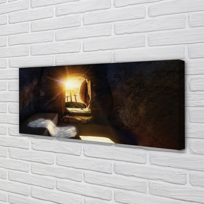 Pintura em tela Caverna das Cruzes do Sol