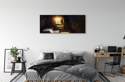 Pintura em tela Caverna das Cruzes do Sol