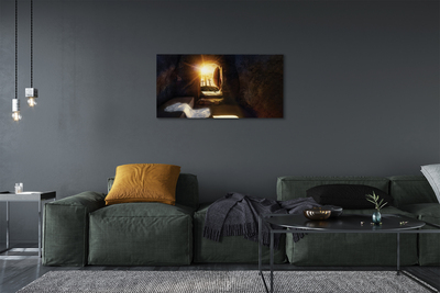 Pintura em tela Caverna das Cruzes do Sol