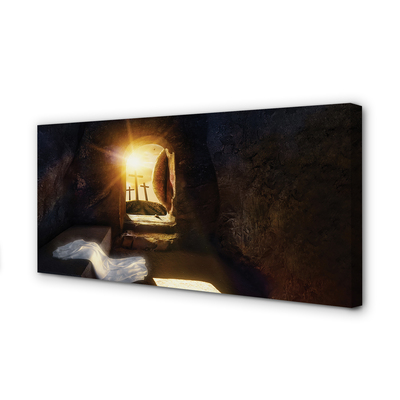 Pintura em tela Caverna das Cruzes do Sol