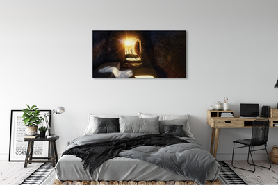 Pintura em tela Caverna das Cruzes do Sol