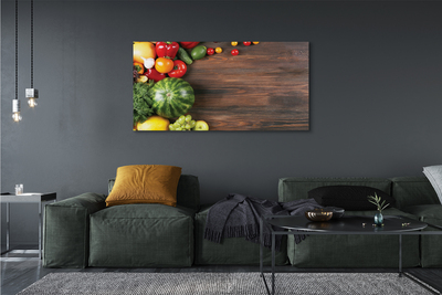 Pintura em tela Melancia, tomate, endro