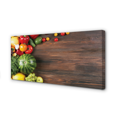 Pintura em tela Melancia, tomate, endro