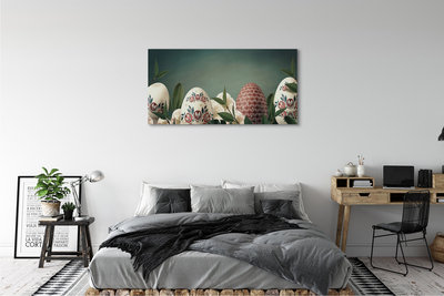 Pintura em tela Flores de folhas de ovo