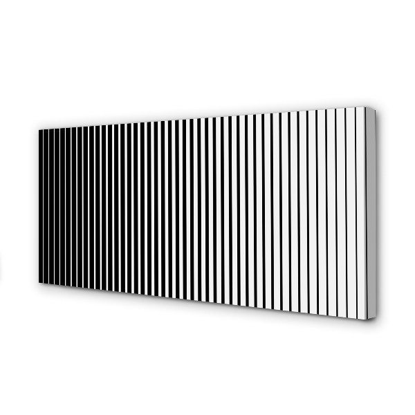 Pintura em tela Transição de listras de zebra