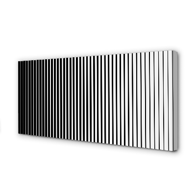 Pintura em tela Transição de listras de zebra