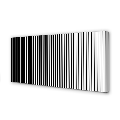 Pintura em tela Transição de listras de zebra