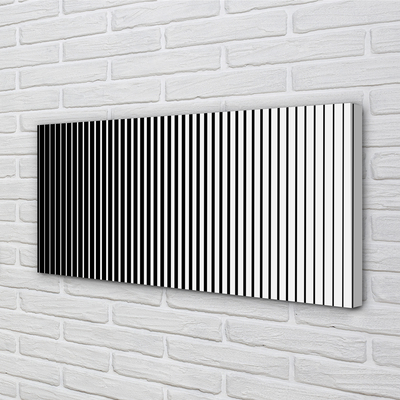 Pintura em tela Transição de listras de zebra