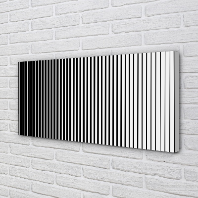 Pintura em tela Transição de listras de zebra