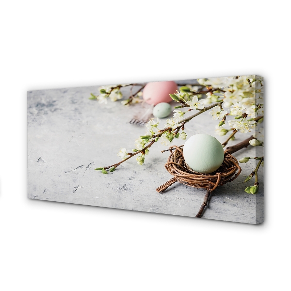 Pintura em tela Flores de ovo