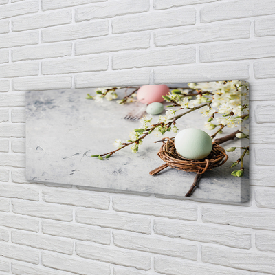 Pintura em tela Flores de ovo